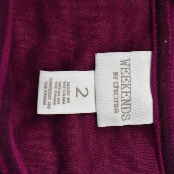 Chico's Women's Size 2 Pullover Sweater Turtle Neck Multicolor Long Sleeve Polye - Picture 4 of 8